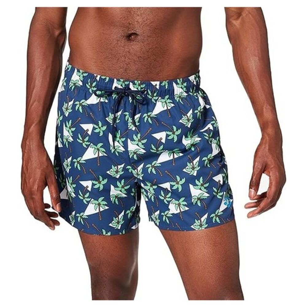 Arena Mens Novelty Swim Shorts / Navy/White